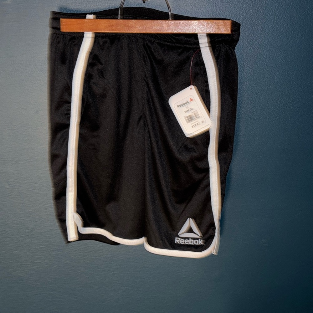 NWT Reebok Kids Black Shorts- Size 8